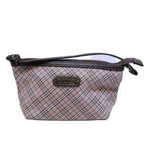 Authentic Burberry London Blue Label Nova Check Accessory Pouch Clutch